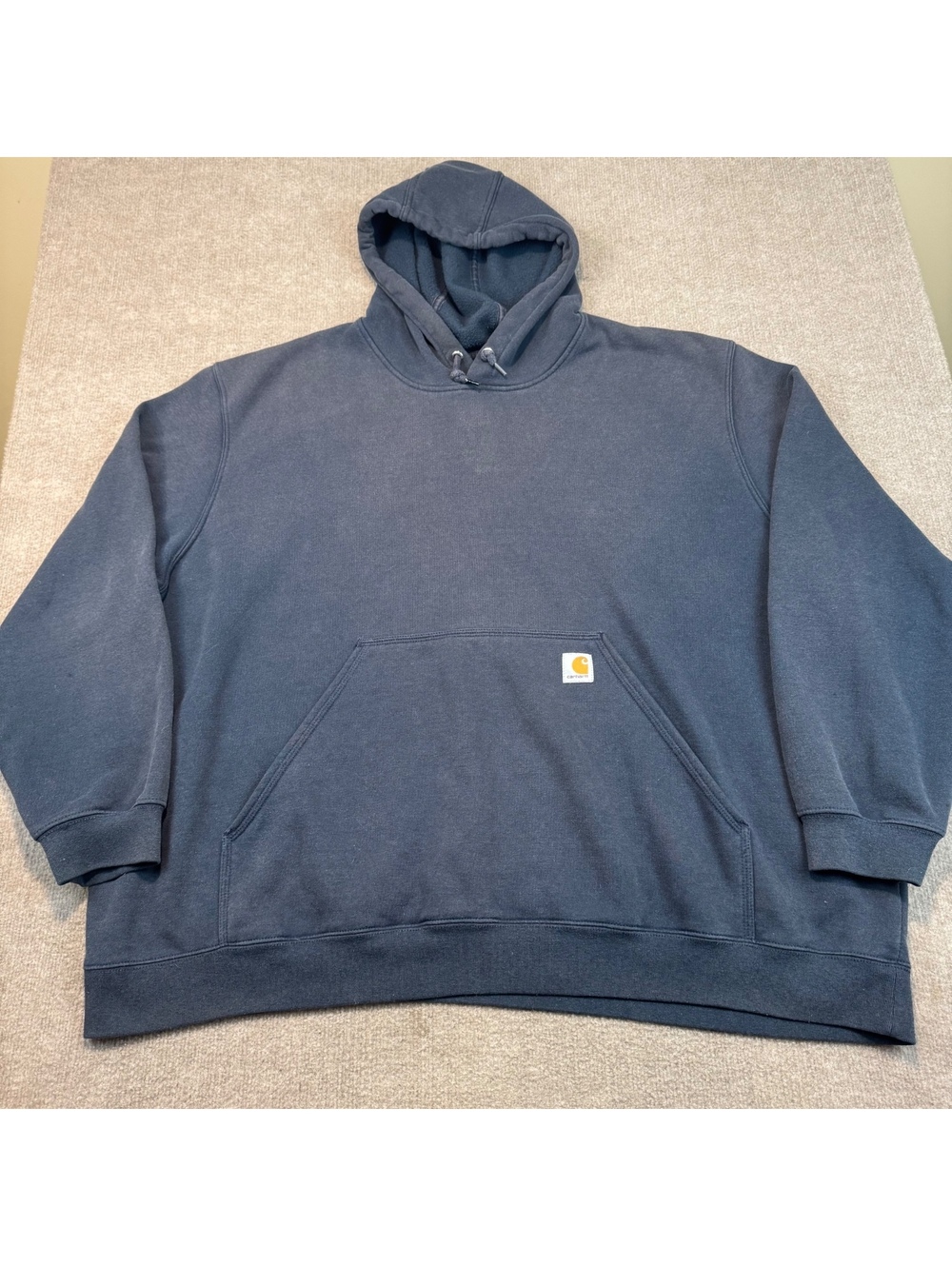 Carhartt Hoodie Men's 4XL Original Fit Blue Hooded Sweatshirt Hoody